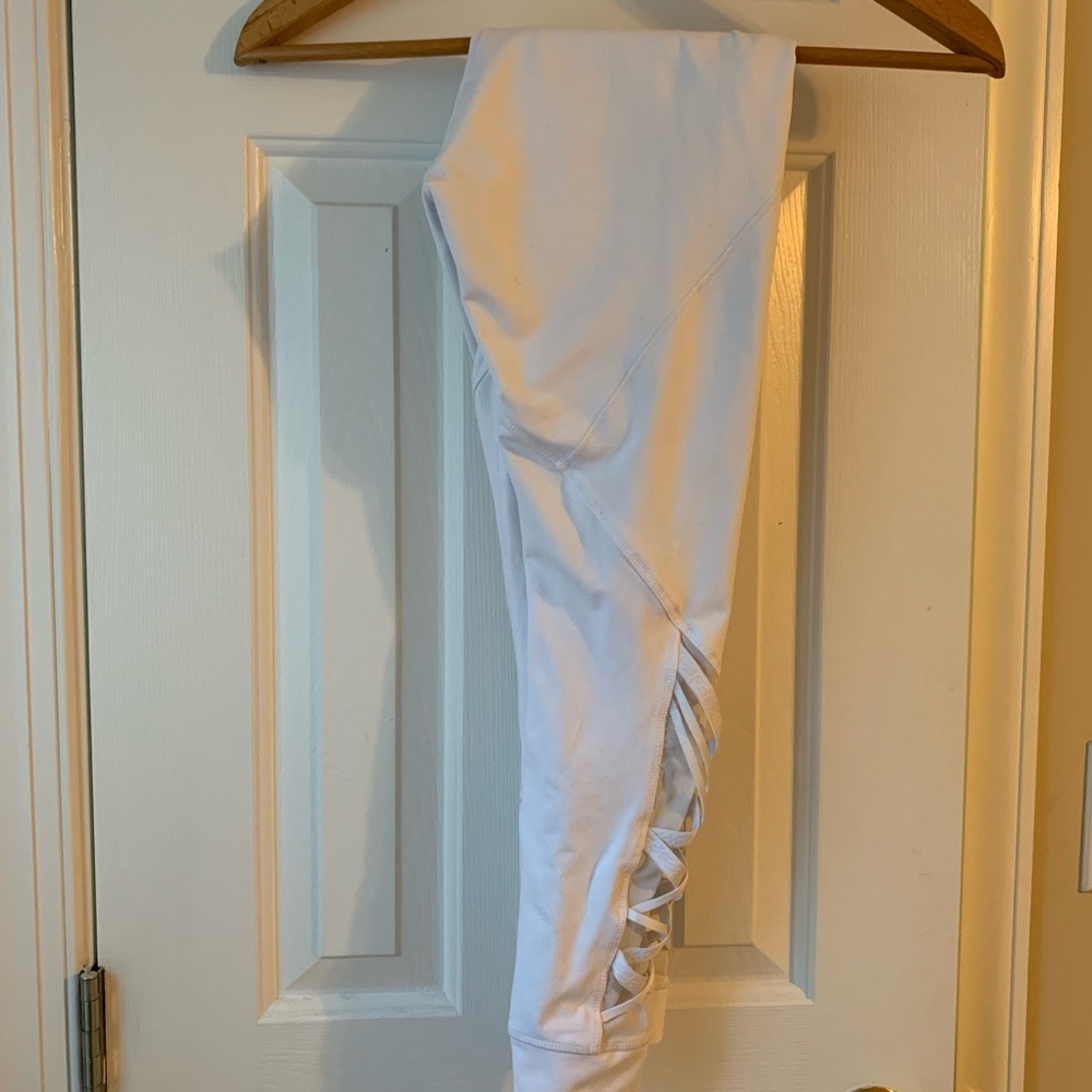 White Fabletics Leggings
